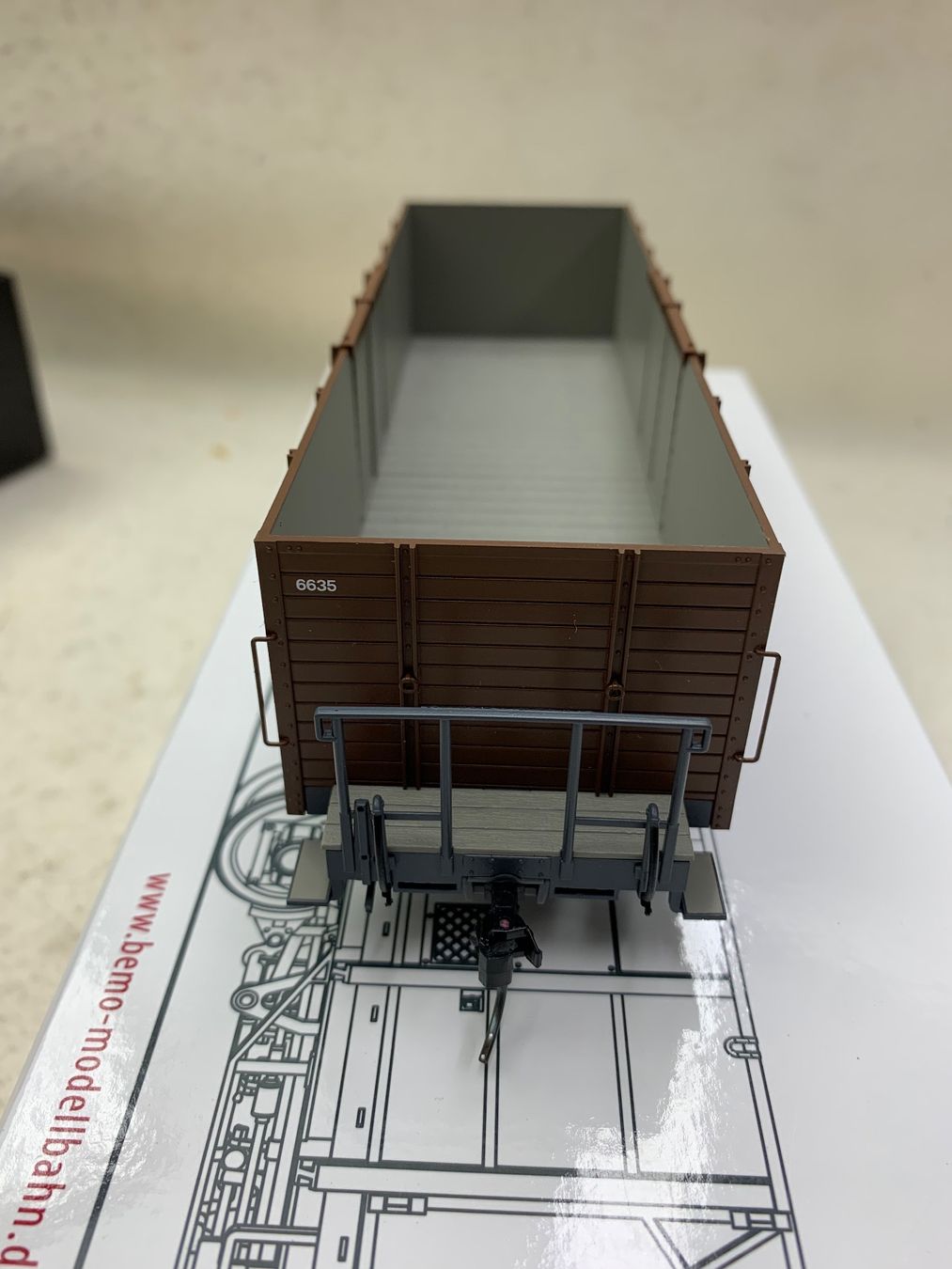 Bemo Modelleisenbahnen: Bemo Spur 0m, Hochbordwagen der RhB – Neu (gemäss Beschreibung) aus Rotkreuz von futoo 3