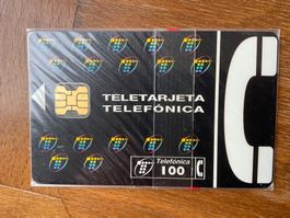 Privat-Telefonkarte Spanien 9100 Ex originalverpackt