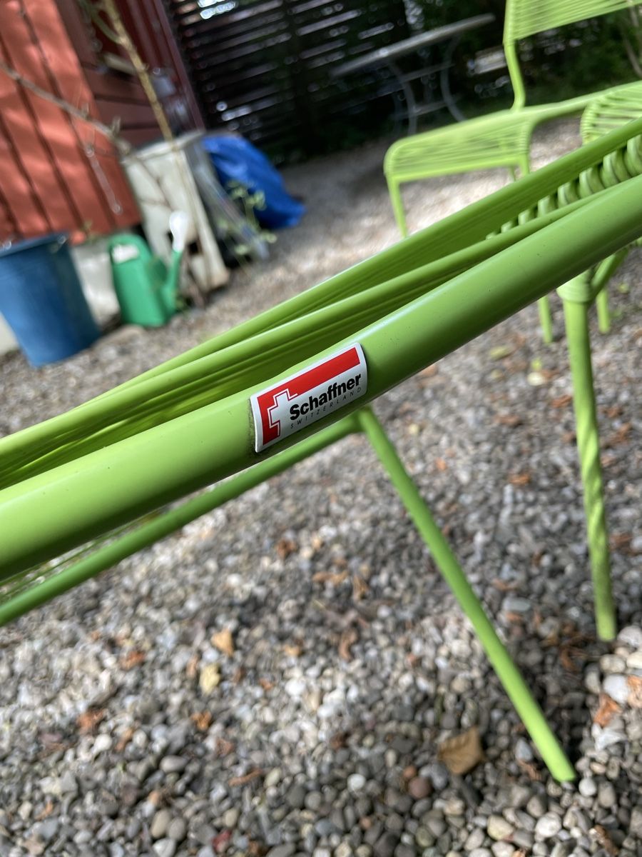 Chaises: Schaffner 'Säntis' 4er Set Spaghetti Stühle – D'occasion à Rifferswil par Klabourettli 1