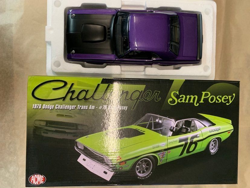 Dodge Modellini d'auto: 1970 Dodge Challenger ACME 1:18 – Nuovo e nell'imballaggio originale da Epautheyres venduto da LordSkull 7