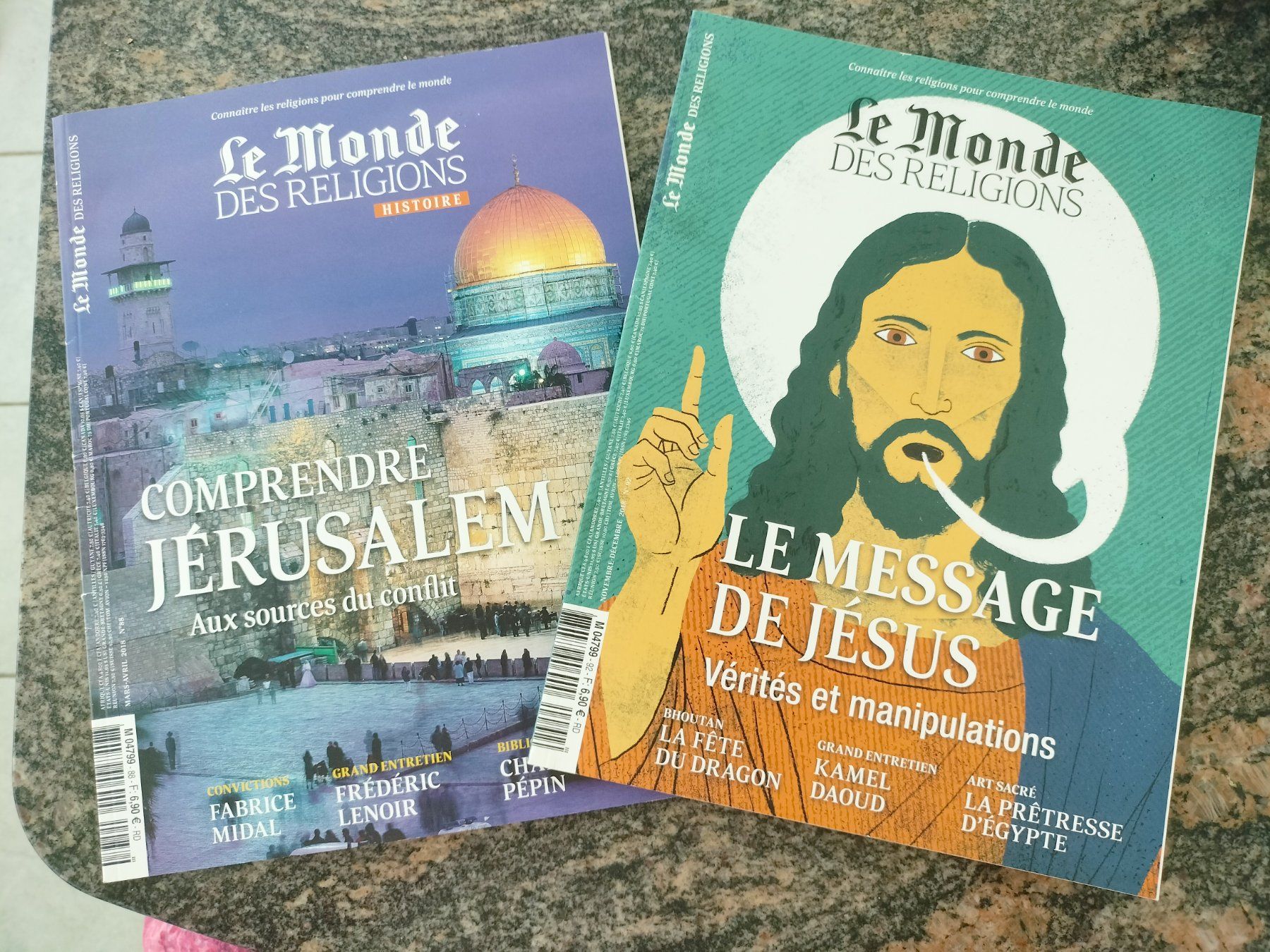 Bücher: COMPRENDRE JÉRUSALEM+LE MESSAGE DE JÉSUS MONDE DES RELIGIONS – Neu (gemäss Beschreibung) aus Cortaillod von rozinna