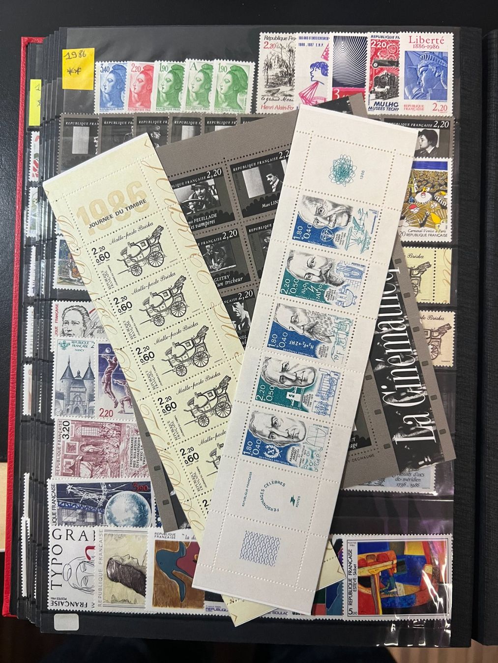 Tutti i francobolli: Année complète 1986 Neufs** – Nuovo e nell'imballaggio originale da Lausanne venduto da ffhoud