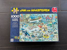 Comic Puzzle Jan van Haasteren 1000 Teile Unterwasser