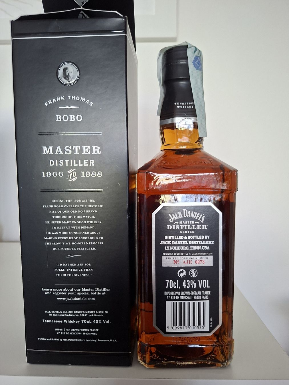 Jack Daniels Spiritueux: Jack Daniel's Master Distiller Frank Thomas No5 70cl – D'occasion à Kriens par Arthur73 1