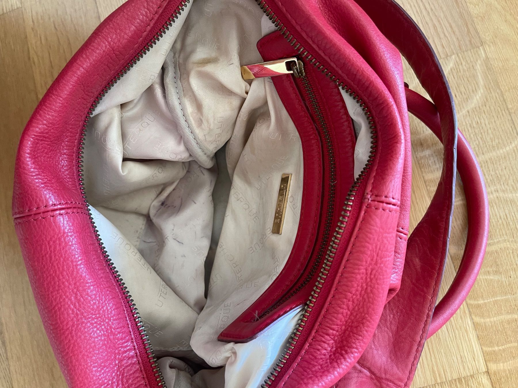 Sacs femmes: Rote Ledertasche Uterqüe – D'occasion à Zürich par Keks18 2