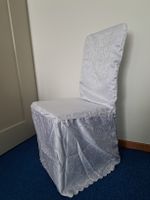 Festliche Stuhlhussen, Weiss 12Stk.