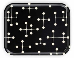 Vitra Classic Tray Dot Pattern Tablett in Schwarz NP 98