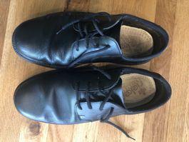Leder Schuhe schwarz 40