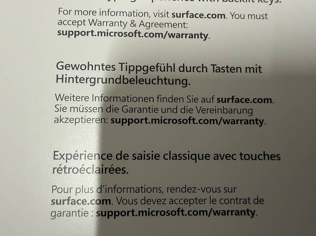 Microsoft Tastiere: neue Microsoft Surface Go Tastatur – Nuovo e nell'imballaggio originale da Necker venduto da liq24 3
