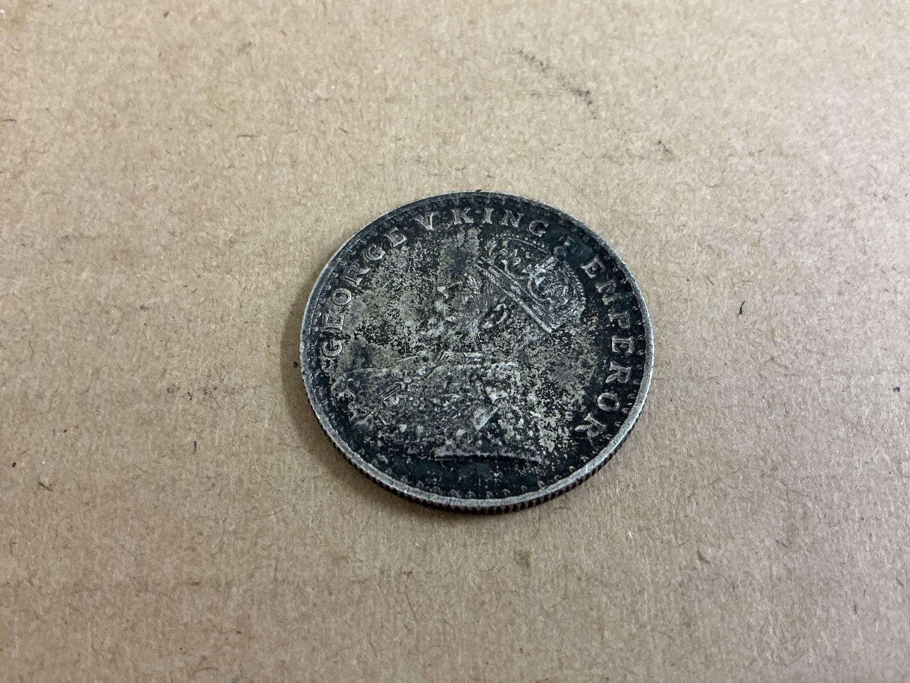 Alle Münzen: One Rupee India 1918 – Gebraucht aus Bern von vielerart 2
