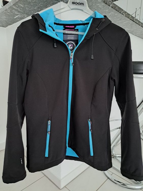 McKinley Softshell Pour Enfant, Taille 152, Noir - Veste Unisexe D'occasion