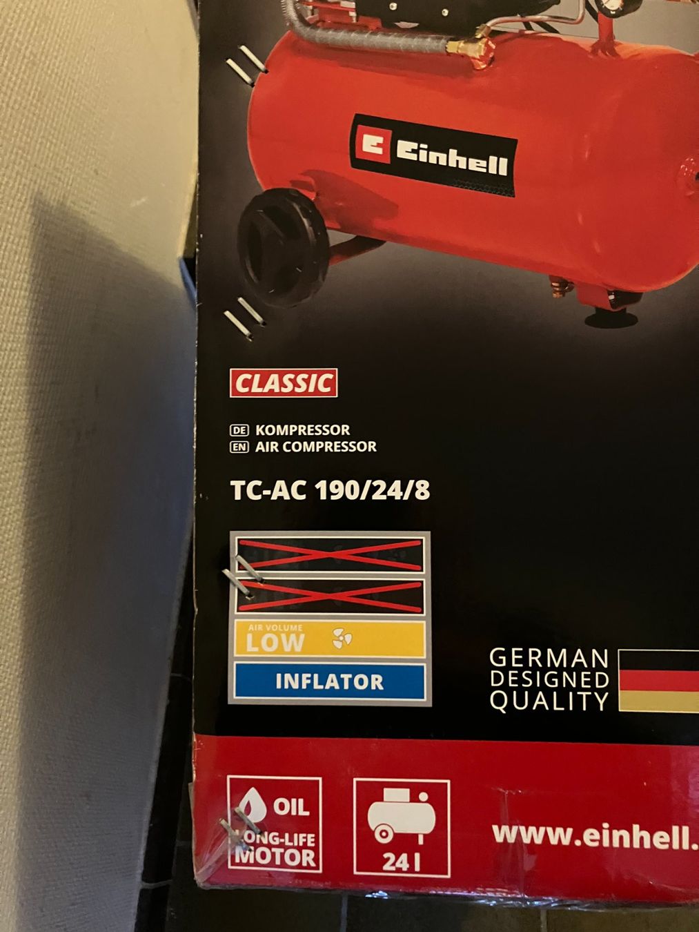Einhell Compressori: Einhell Kompressor neu – Nuovo e nell'imballaggio originale da Aadorf venduto da heiluz15 2