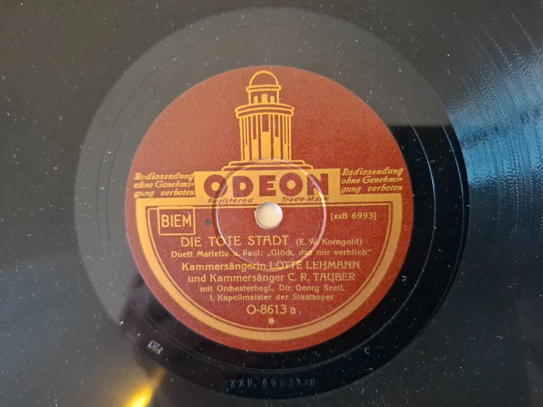 Dischi in vinile: Schellackplatte: Die tote Stadt – Nuovo e nell'imballaggio originale da Luzern venduto da globinhood 1