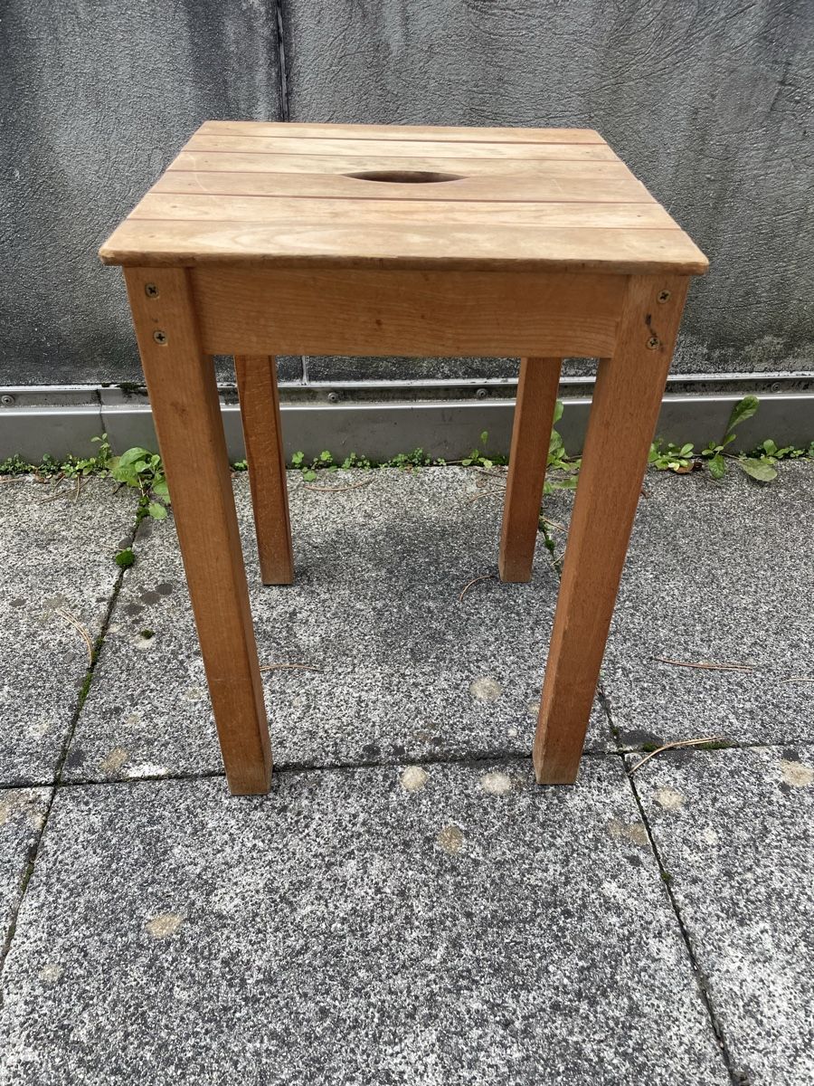 Hocker: Ancien Tabouret en Bois – Gebraucht aus Vallamand von Bricbracbroc82 3