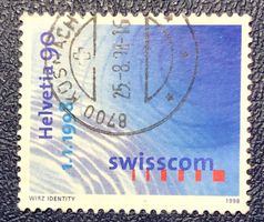 Nr.938 Signet der Swisscom Sondermarken GESTEMPELT 1998   