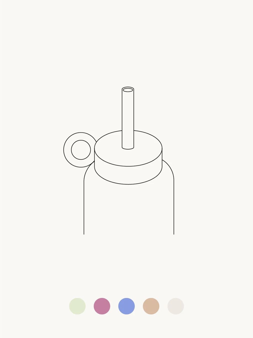 Borracce & Thermos: BINK Strohhalm Carry Cap 620ml | Sand – Nuovo e nell'imballaggio originale da St-Prex venduto da buc_y6n7 1