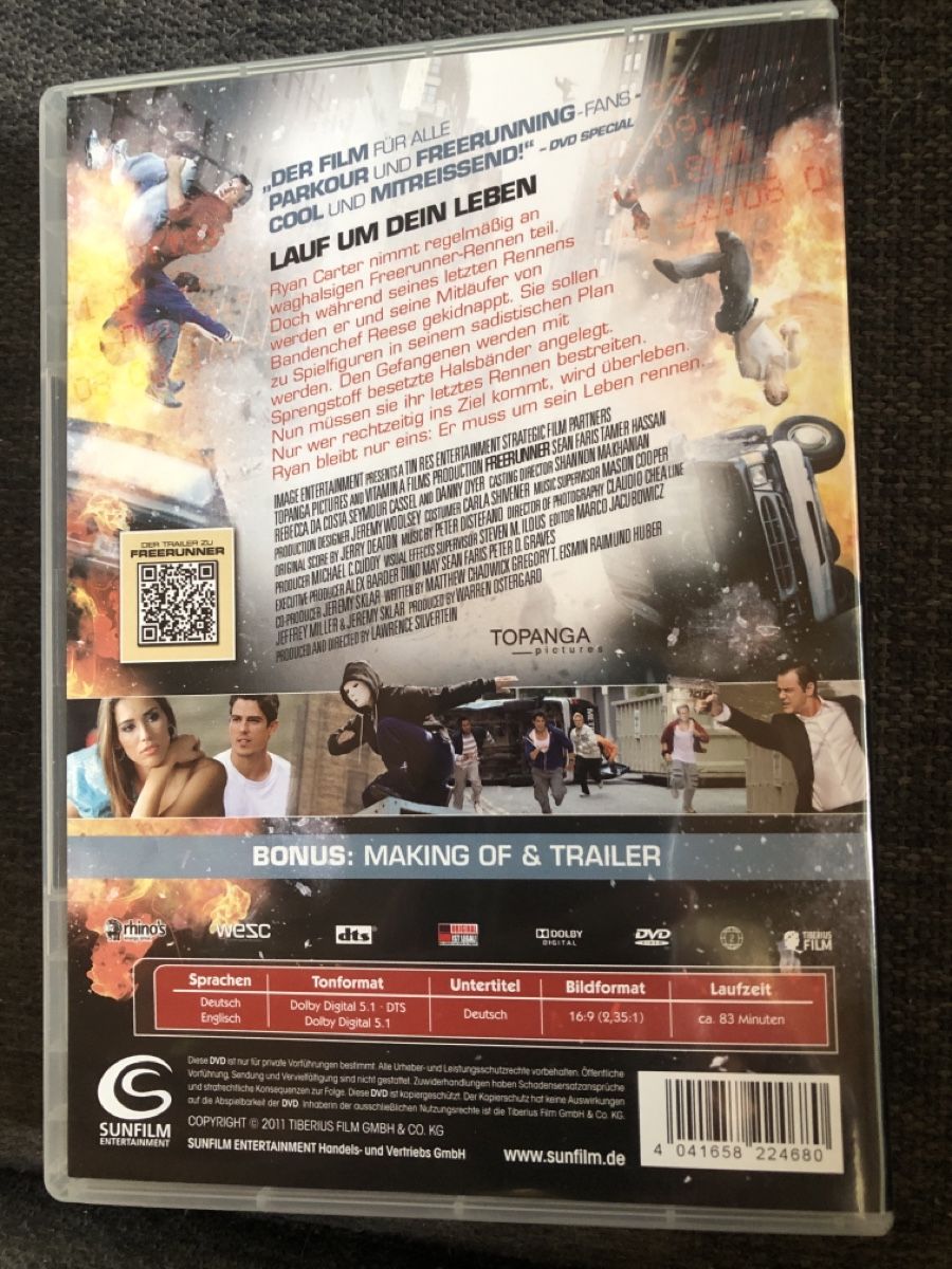 Tous les DVDs: DVD, FREERUNNER – D'occasion à Balsthal par Katzenfan99 1