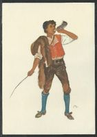 Carte postale Fête des vignerons 1927 Le Chévrier