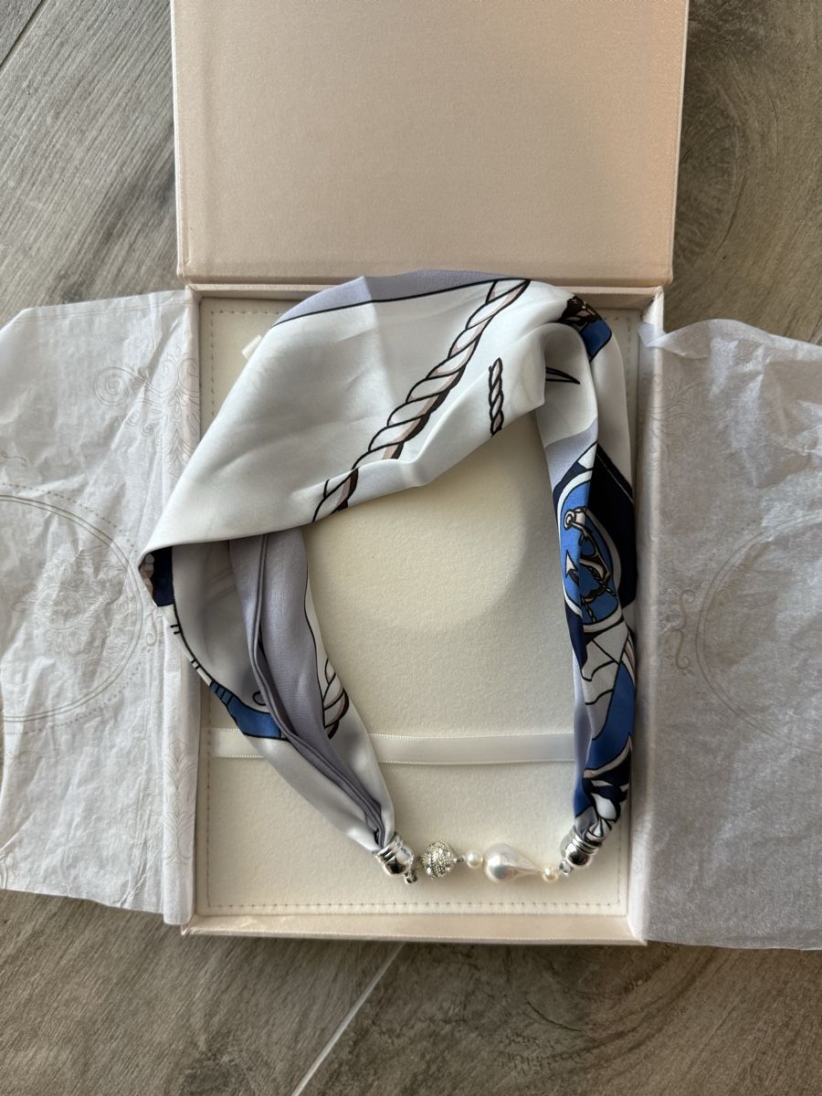 Haarschmuck: Collier foulard avec perle et strass – Neu (gemäss Beschreibung) aus Neuchâtel von Blek7 2