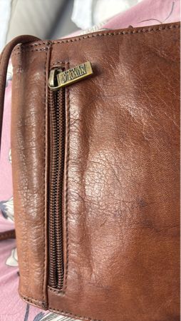 Braune NUVOLA Ledertasche - Top Zustand! Echtes Leder.