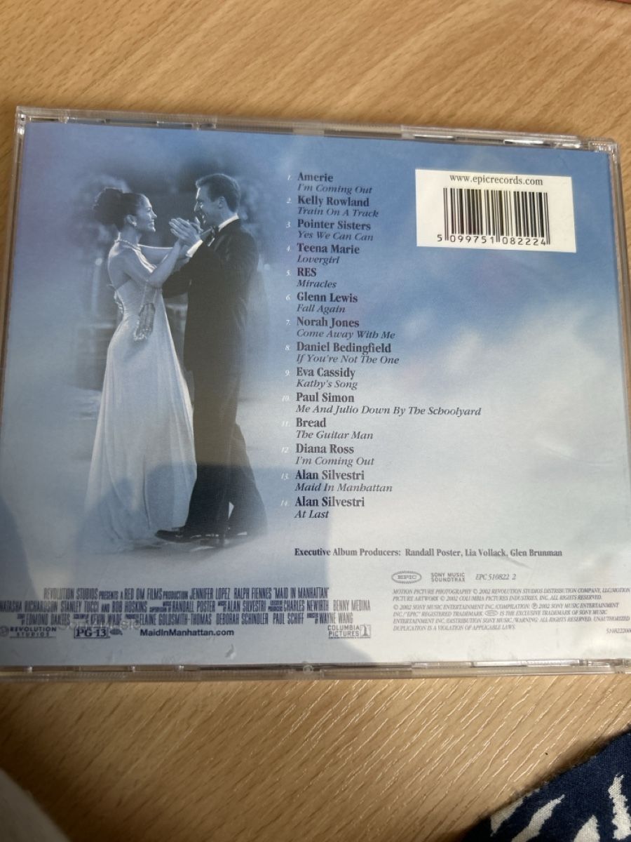 CDs: Maid in Manhattan Soundtrack CD – D'occasion à Herbetswil par rotekatze84 1