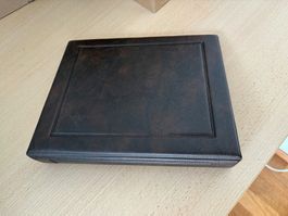 Briefmarken (oder Foto-) Album leer Braun sehr guter Zustand