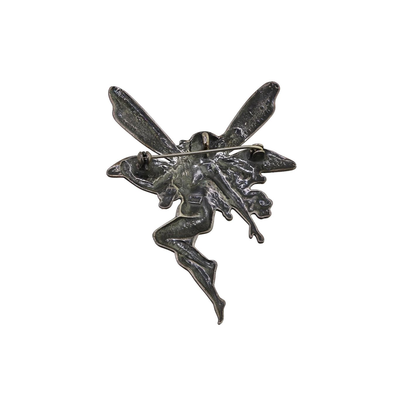 Ciondoli: Emaille Feen Brosche und Anhänger – Usato da Zürich venduto da Vintage-Jewellery 1