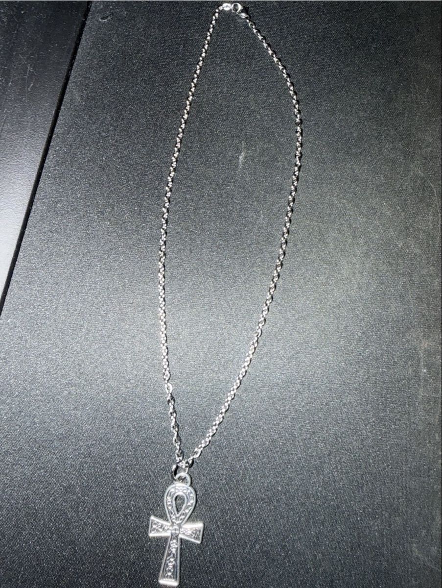 Catenine: Collier croix ankh argenté – Nuovo (secondo la descrizione) da Biel/Bienne venduto da DonCo_ 1
