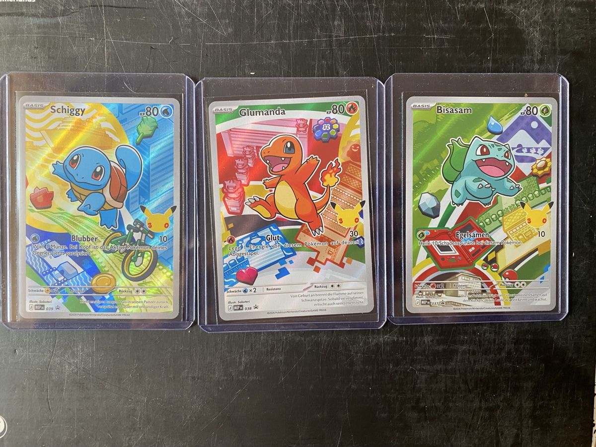 Pokémon Carte collezionabili: Pokemon First Partner Gen 1 Set DE ab 1.- – Nuovo (secondo la descrizione) da Vaduz venduto da Pablomarogg