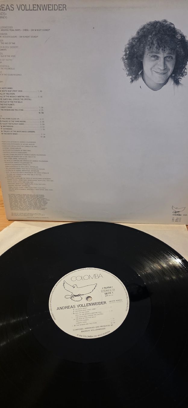 Schallplatten: Vinyle Andreas Vollenweider White Winds Vg 1984 – Gebraucht aus Yvonand von RF-VINYL 2