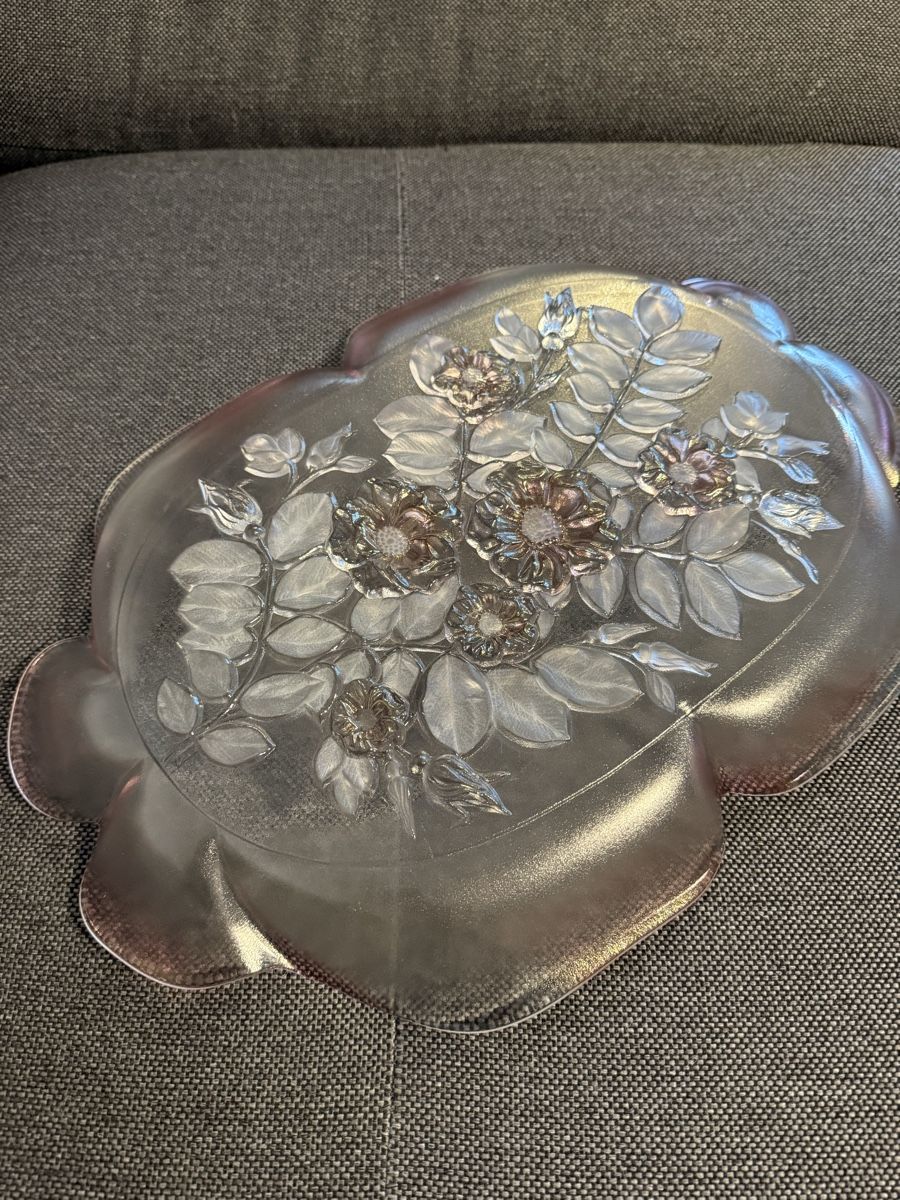 Walther Glas Plateaux: Waltherglas Servierplatten Rosé Blumenmuster – D'occasion à Buchs SG par and_d8tp 7