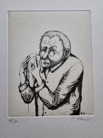 PETER STREICH RADIERUNG SIGNIERT NUMMERIERT