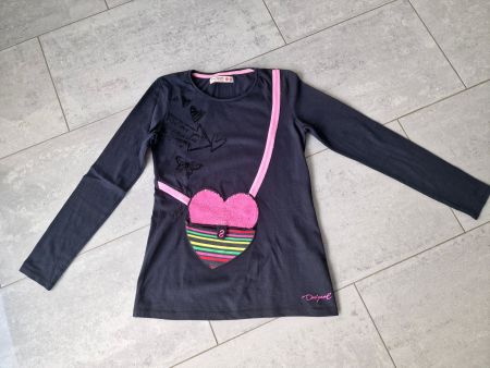 Elegantes Sweatshirt mit Pailletten - Desigual Gr. 146/152