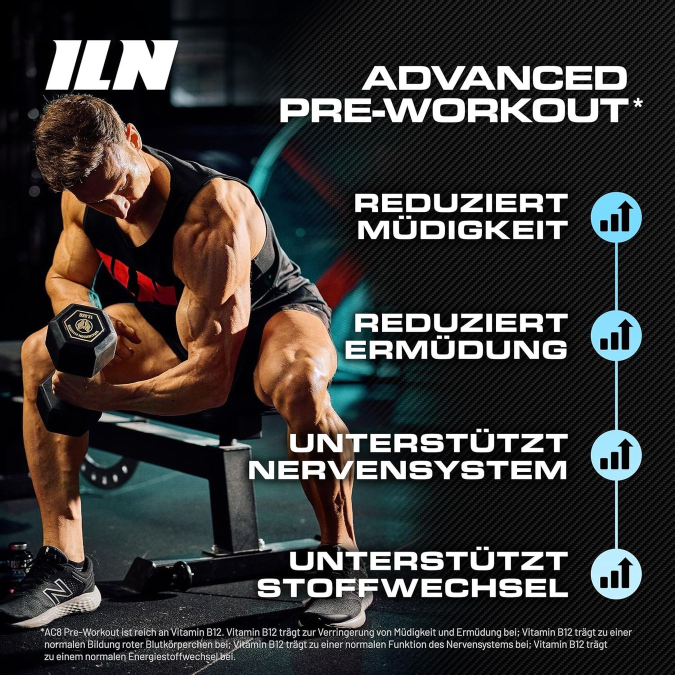 Cibi & Specialità: Pre Workout Booster Blue Raspberry 360g – Nuovo e nell'imballaggio originale da Suhr venduto da SchnapperCH 3
