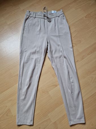 ONLY Stoffhose Beige Gr. S 32 Damenhose Chino Hose Bequem
