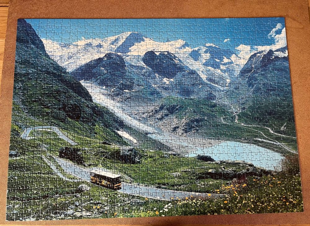 Ravensburger Puzzle 1000 Teile – „Country Cottage Collection: Eisenbahnhütte“