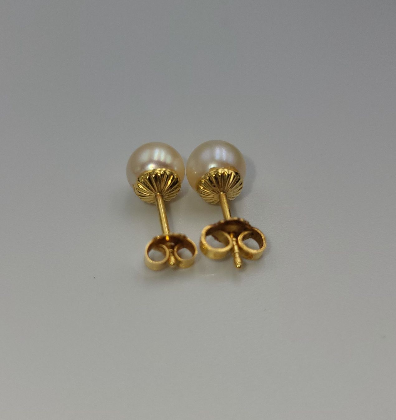 Orecchini pendenti & Orecchini a lobo: 18 Karat 750 Gold Perlen Ohrstecker – Usato da Wald ZH venduto da Dasilver 5