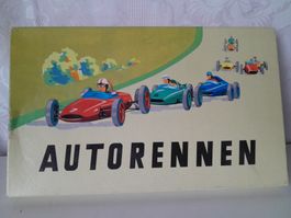 Autorennen Spika Brett-Spiel, Original DDR, 1972,  Anleitung