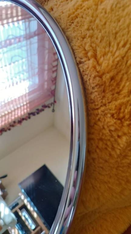 Spiegel: Miroir à bords métalliques 46 cm – Gebraucht aus Fully von Cyrilos 1