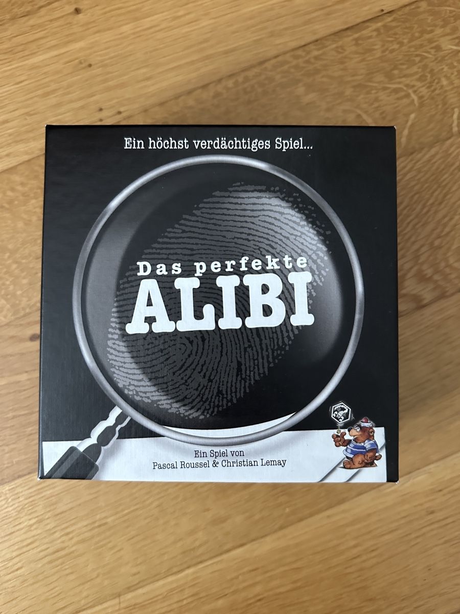Spiele: Spiel Das perfekte Alibi – Neu (gemäss Beschreibung) aus Schüpfen von Poly_pi