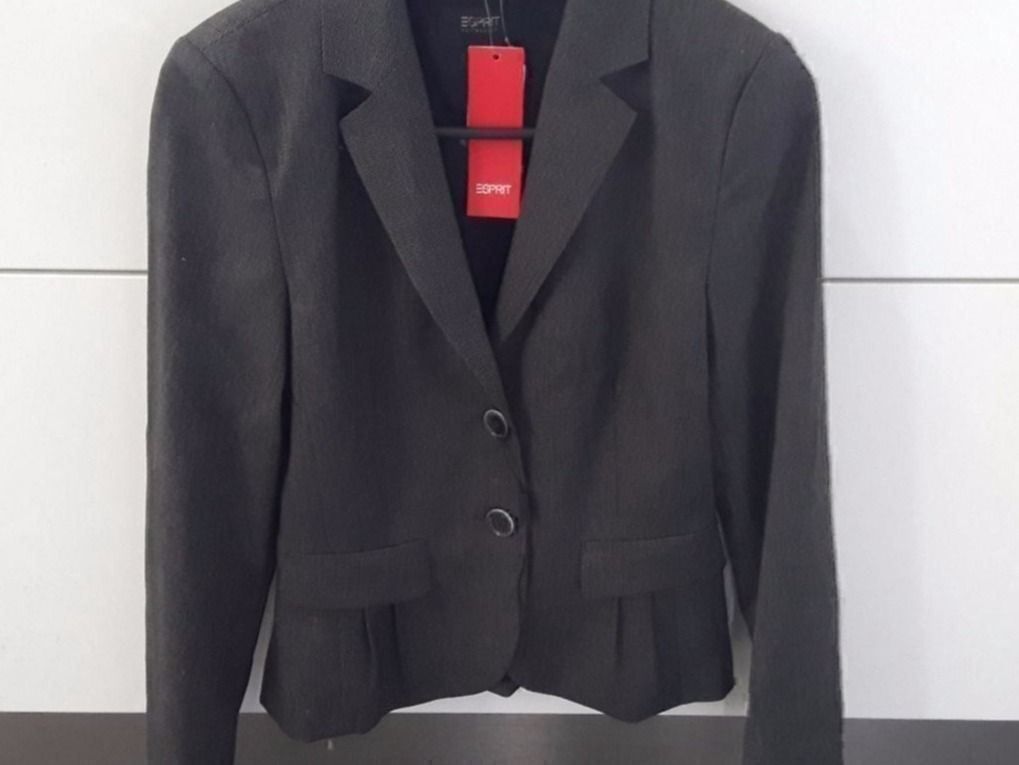 Esprit Completi & Tailleur: Esprit Blazer Schwarz-Grau Grösse 32 – Nuovo e nell'imballaggio originale da Beckenried venduto da Havacola