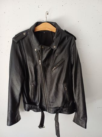 Lederjacke schwarz Grösse 5XL guter Zustand