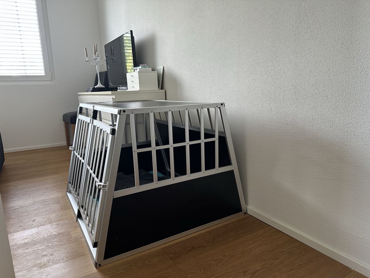 Gabbie, trasporto & Sicurezza: Grosse Hundebox Aku – Usato da Sarmenstorf venduto da DoerteFessel