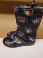 Apollo Gummistiefel Regenstiefel Wappen schwarz Gr. 29