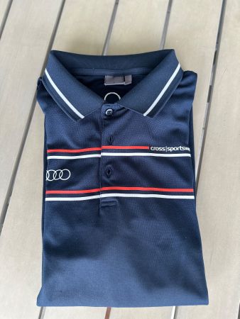 Cross Golfshirt - Audi Logo - Grösse L