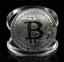 BITCOIN Krypto Münze S. Neu 40 x 1,5mm