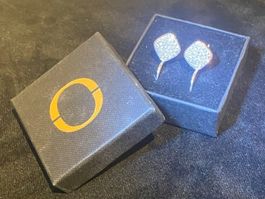 Ohrringe in 18 Karat Weissgold mit 74 Brillanten