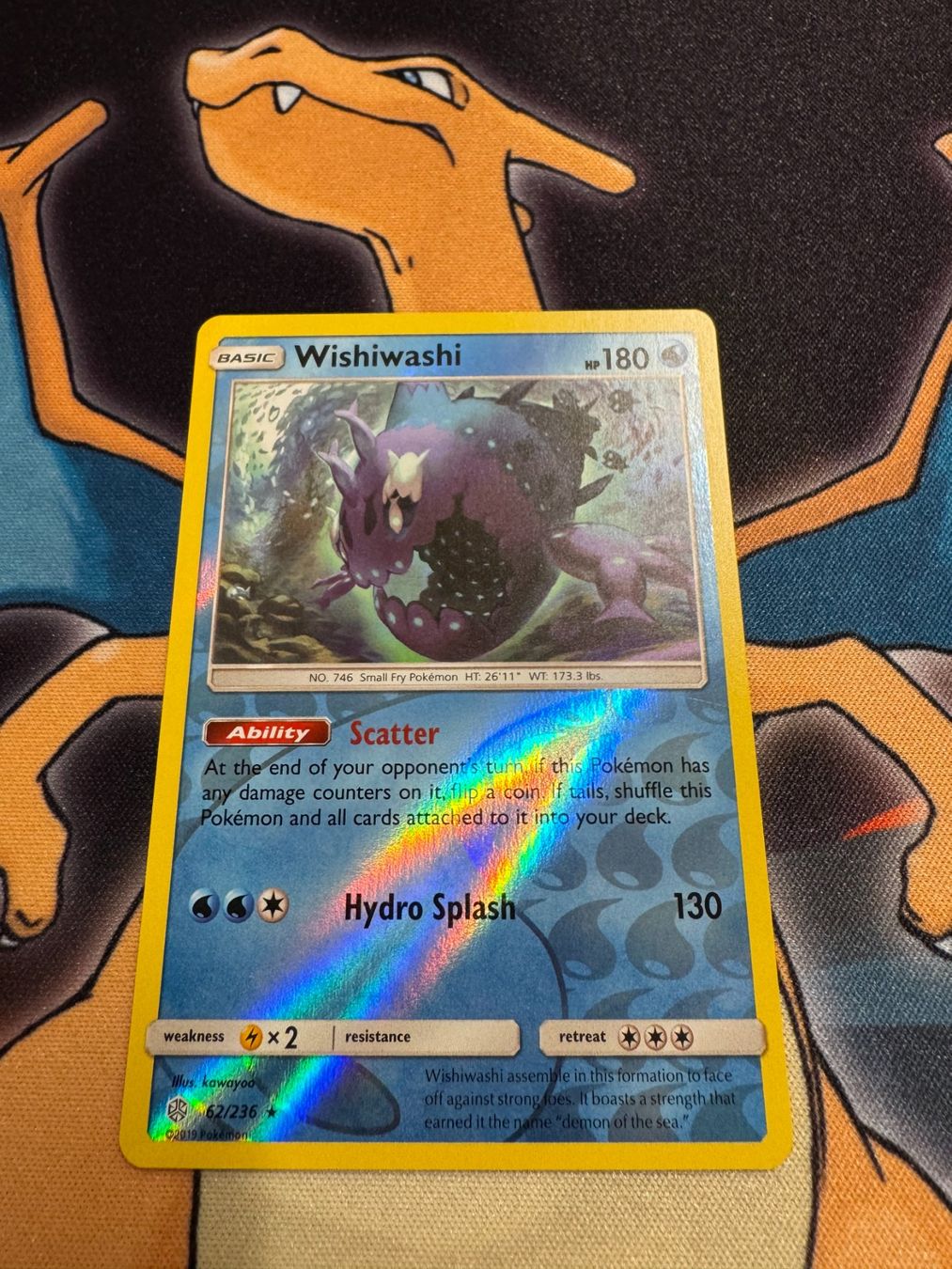 Pokémon Carte collezionabili: Wishiwashi (CEC 62) - Reverse Holo - Cosmic Eclipse – Nuovo (secondo la descrizione) da Bülach venduto da Pfrenzel