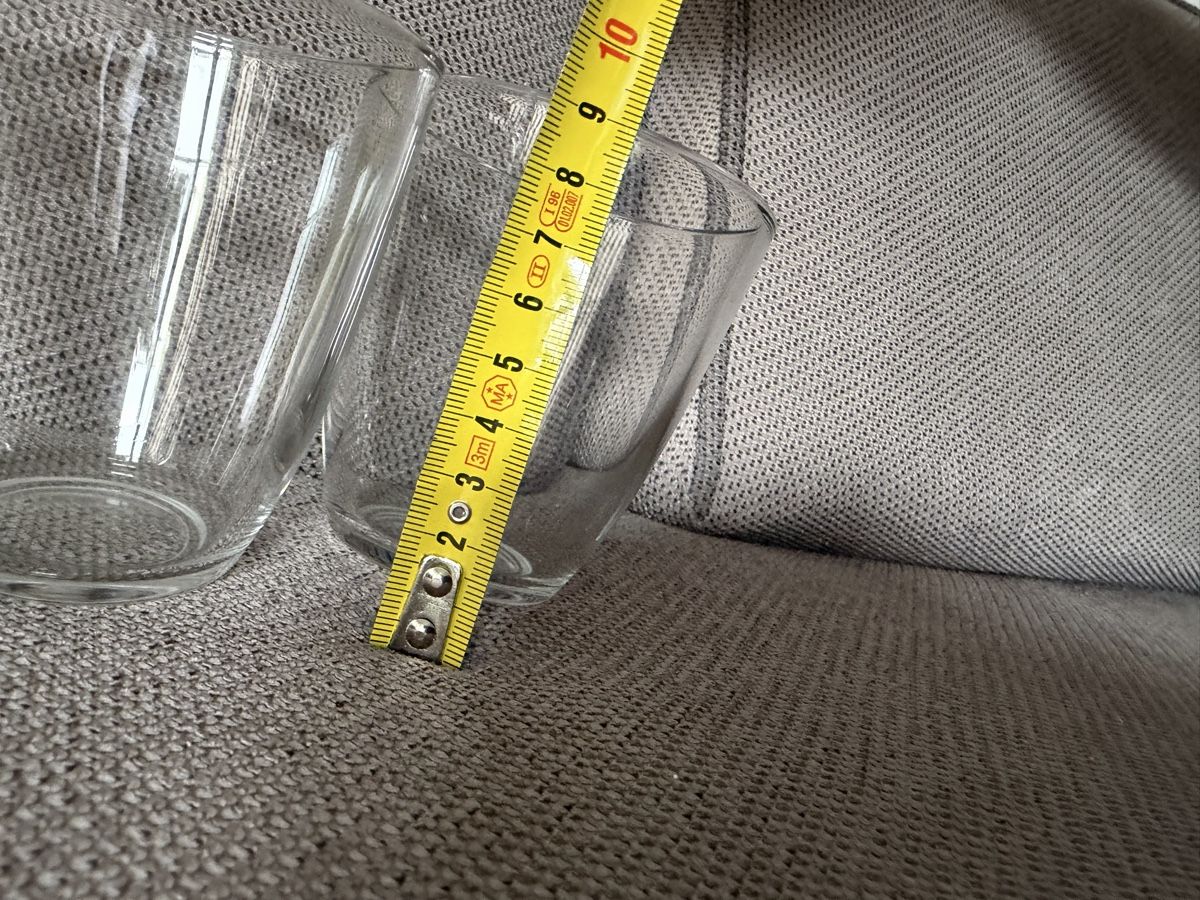 Bicchieri: 6 bicchieri vetro trasparenti altezza 9 cm set – Usato da Lugano venduto da can_xdd8 2