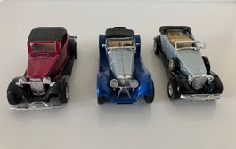Oldtimer 3 Stück Modellautos